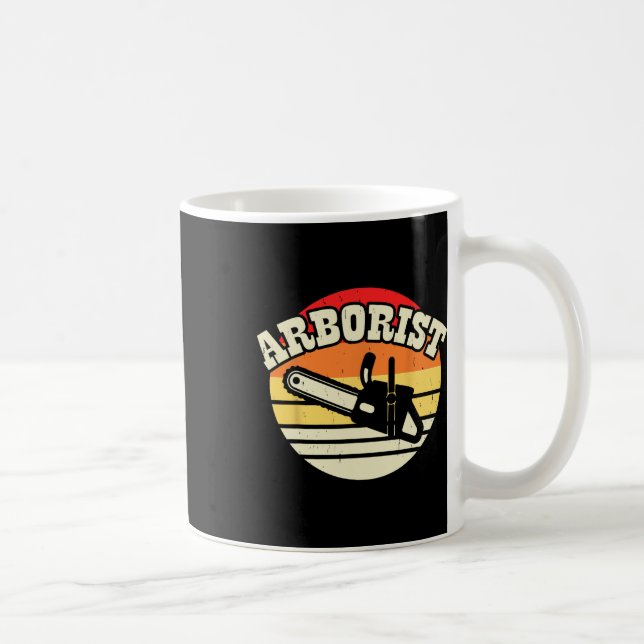 Arborist Lumberjack Tree Climber Cutter Trimmer Tr Coffee Mug (Right)