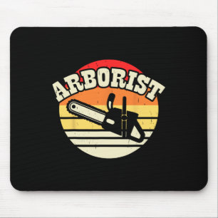 Arborist Lumberjack Tree Climber Cutter Trimmer Tr Mouse Mat