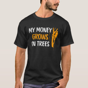 Arborist Tree Climber Logger Lumberjack For Men T-Shirt