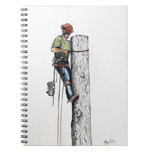Arborist Tree Surgeon christmas present Notebook