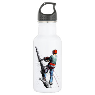 Arborist Tree Surgeon christmas xmas 532 Ml Water Bottle