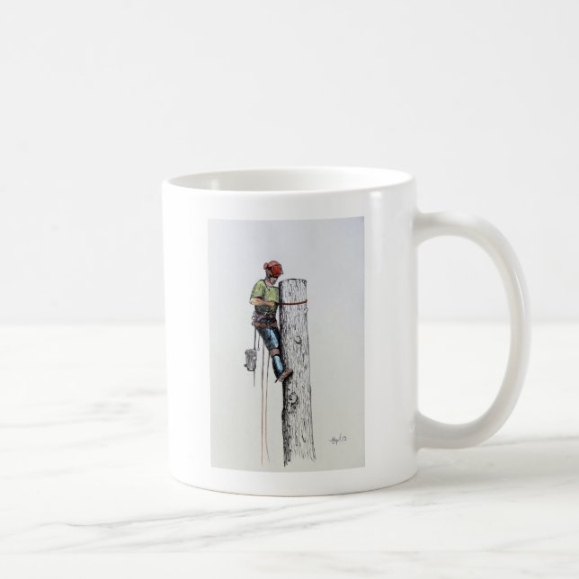 Arborist Tree Surgeon Coffee Mug (Right)