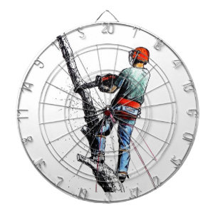 Arborist Tree Surgeon Dartboard