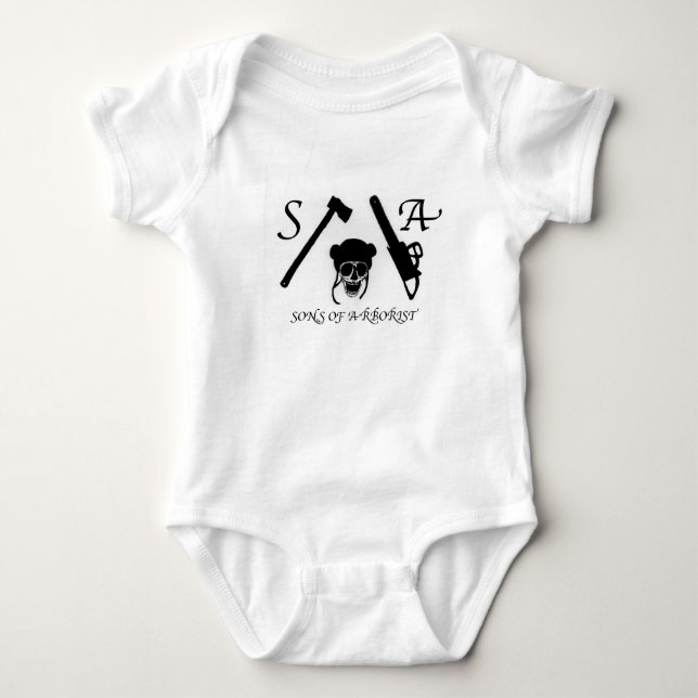 Arborist Tree Surgeon gift Baby Bodysuit (Front)