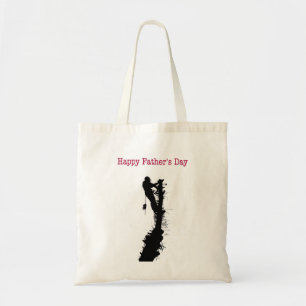 Arborist Tree Surgeon Happy Father's Day Card Tote Bag