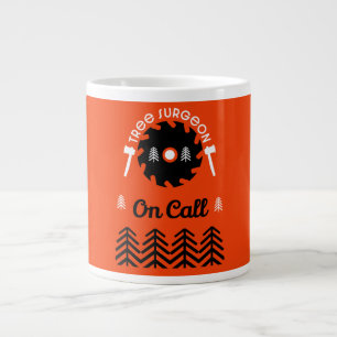  Arborist Tree Surgeon Large Coffee Mug
