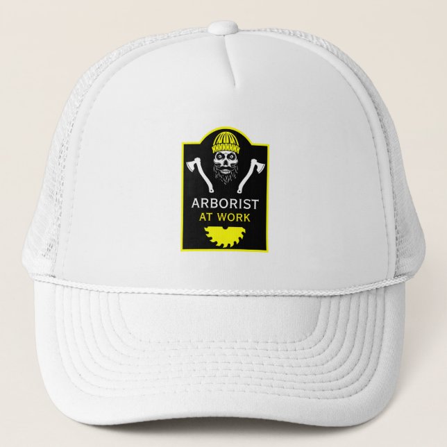  Arborist Tree Surgeon Trucker Hat (Front)