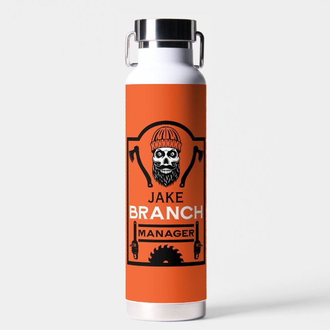  Arborist Tree Surgeon Water Bottle (Front)