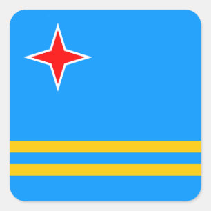 Arbua Flag  Square Sticker