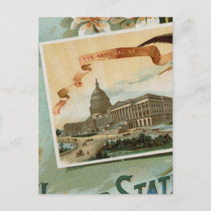 Arbuckles' illlustrated atlas postcard