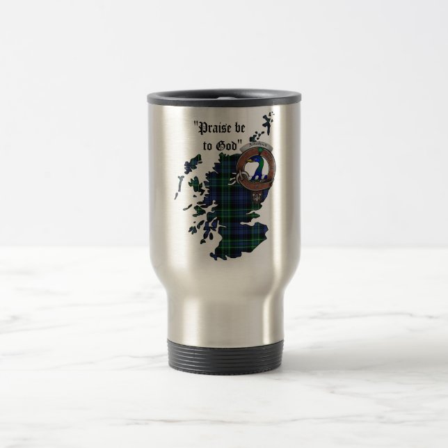 Arbuthnott Clan Badge Travel Mug (Center)