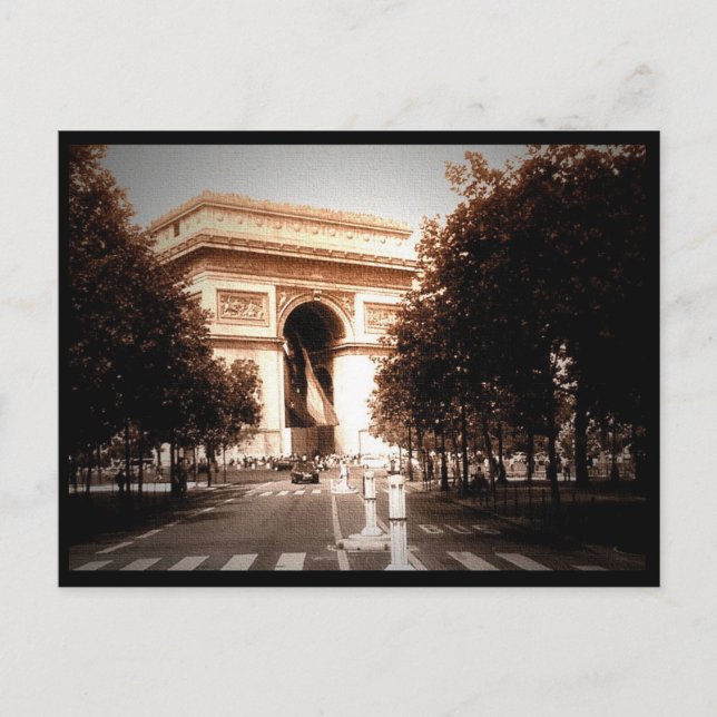 Arc de triomphe 2 postcard (Front)