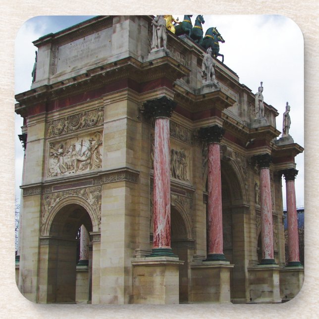 Arc de Triomphe de Carrousel. Coaster (Front)