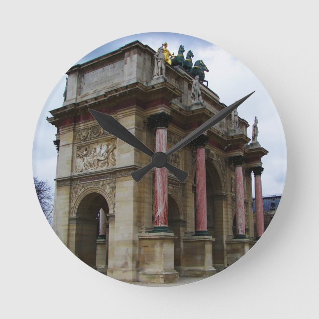 Arc de Triomphe de Carrousel. Round Clock (Front)
