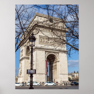Arc de Triomphe in Paris, France Poster