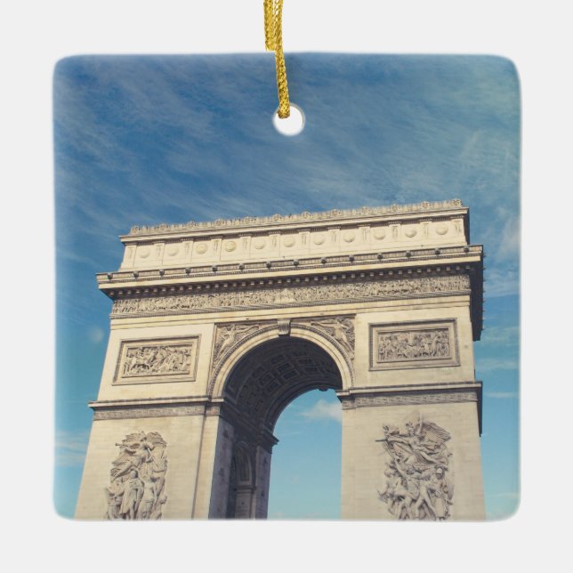 Arc de Triomphe Paris Ceramic Ornament (Front)