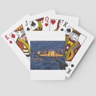 Arc De Triomphe Paris France Cosmopolitan City Playing Cards