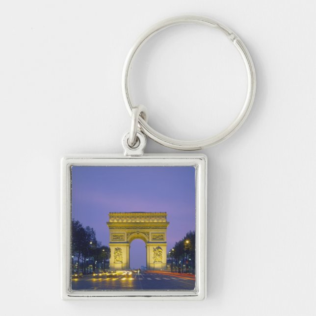 Arc de Triomphe, Paris, France, Key Ring (Front)