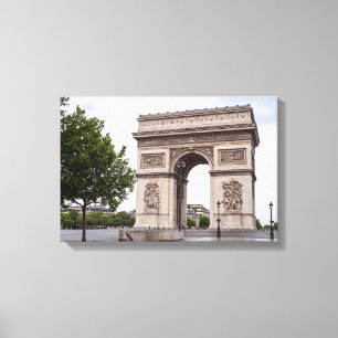 Arc de Triomphe Paris France Landmark Canvas Print