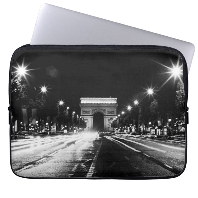 Arc de Triomphe, Paris, France Laptop Sleeve (Front)