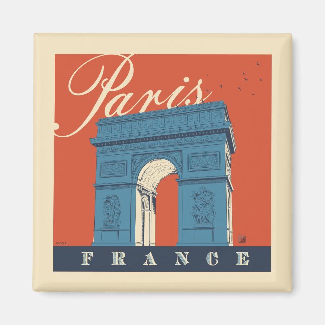 Arc de Triomphe | Paris, France Magnet (Front)