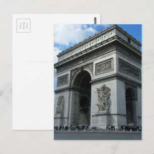 Arc de Triomphe Paris France Monument Architecture Postcard