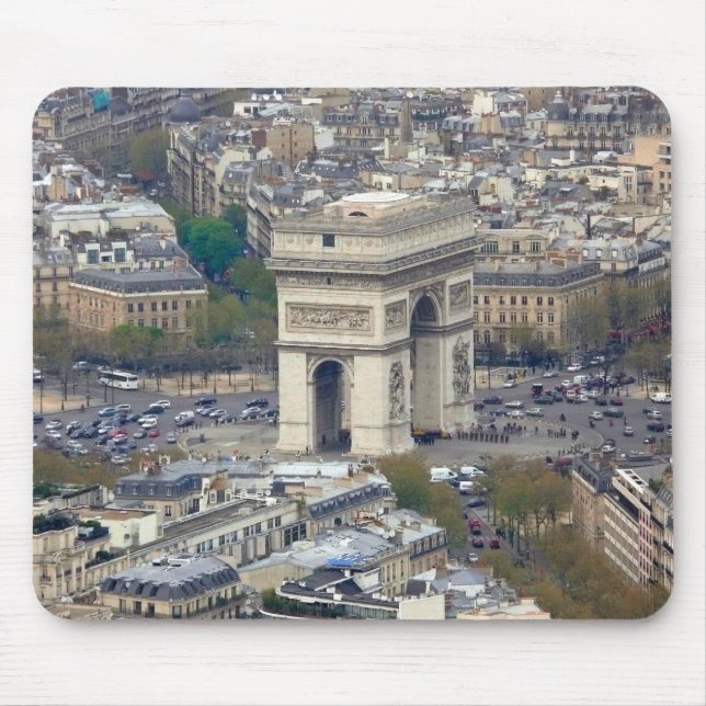 Arc de Triomphe Paris France Mouse Mat (Front)