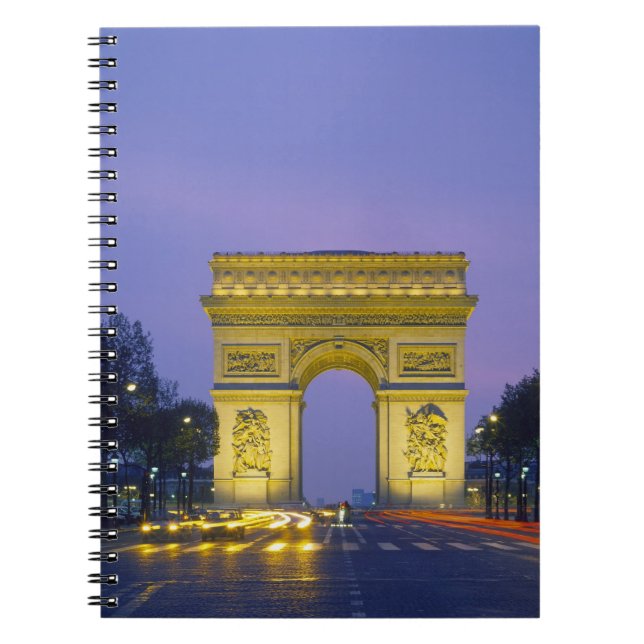 Arc de Triomphe, Paris, France, Notebook (Front)
