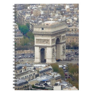 Arc de Triomphe Paris France Notebook