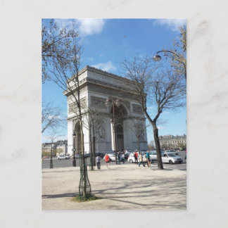 Arc de Triomphe, Paris, France Postcard