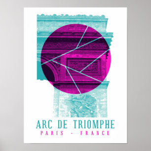 Arc De Triomphe Paris France Poster