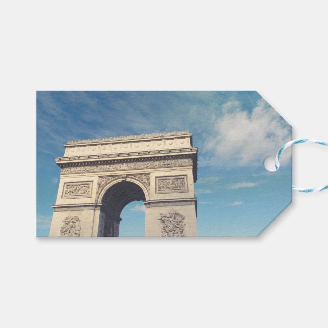 Arc de Triomphe Paris Gift Tags (Front (Horizontal))