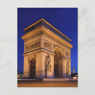 arc de triomphe postcard