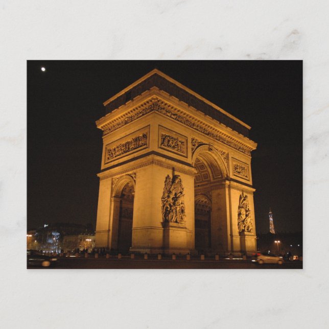 Arc de Triomphe Postcard (Front)