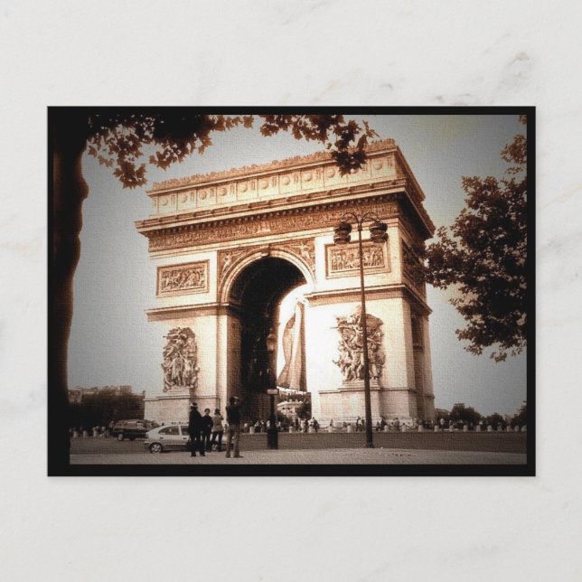 arc de triomphe postcard (Front)