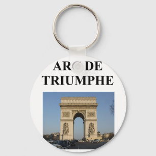 arc de triumphe paris france key ring