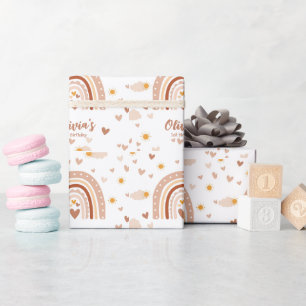 Arc en ciel Boheme - 1 year Anniversary Girl Wrapping Paper