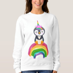 Arc-iris unicorn penguin sweatshirt