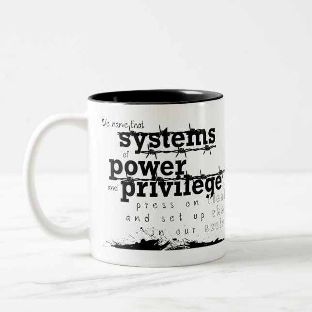 ARC Mug: We Name Systems Two-Tone Coffee Mug (Left)