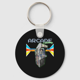 Arcade Cabinet Machine 1970 1980 1990 Video Game C Key Ring