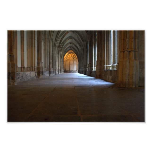 Arcade, Dom church, Utrecht Photo Print (Front)
