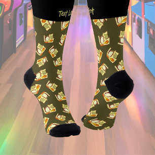 Arcade Game Console Pattern Socks