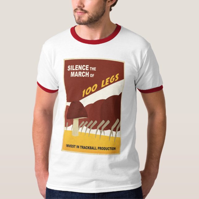 Arcade game propaganda poster - as a tshirt (Front)