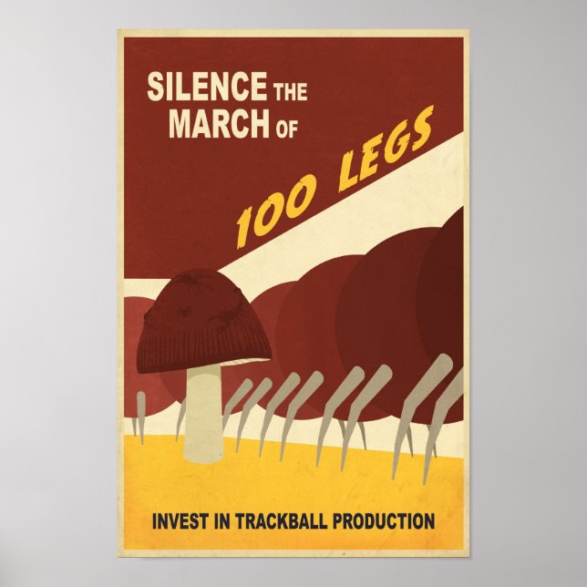 Arcade game propaganda poster - last in a series (Front)