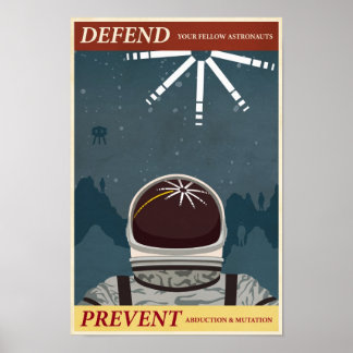 Arcade game propaganda poster- tenth in a series poster