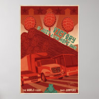 Arcade game propaganda poster- third in a series