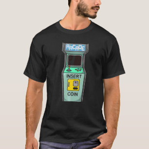 Arcade Game Retro Gamer Insert Coin T-Shirt