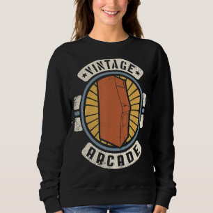 Arcade Games Vintage Classic Retro 60s 70s Sweatshirt