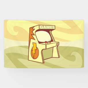 Arcade machine banner