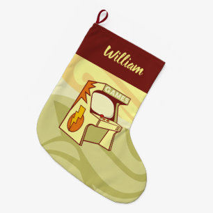 Arcade Machine Christmas Stocking